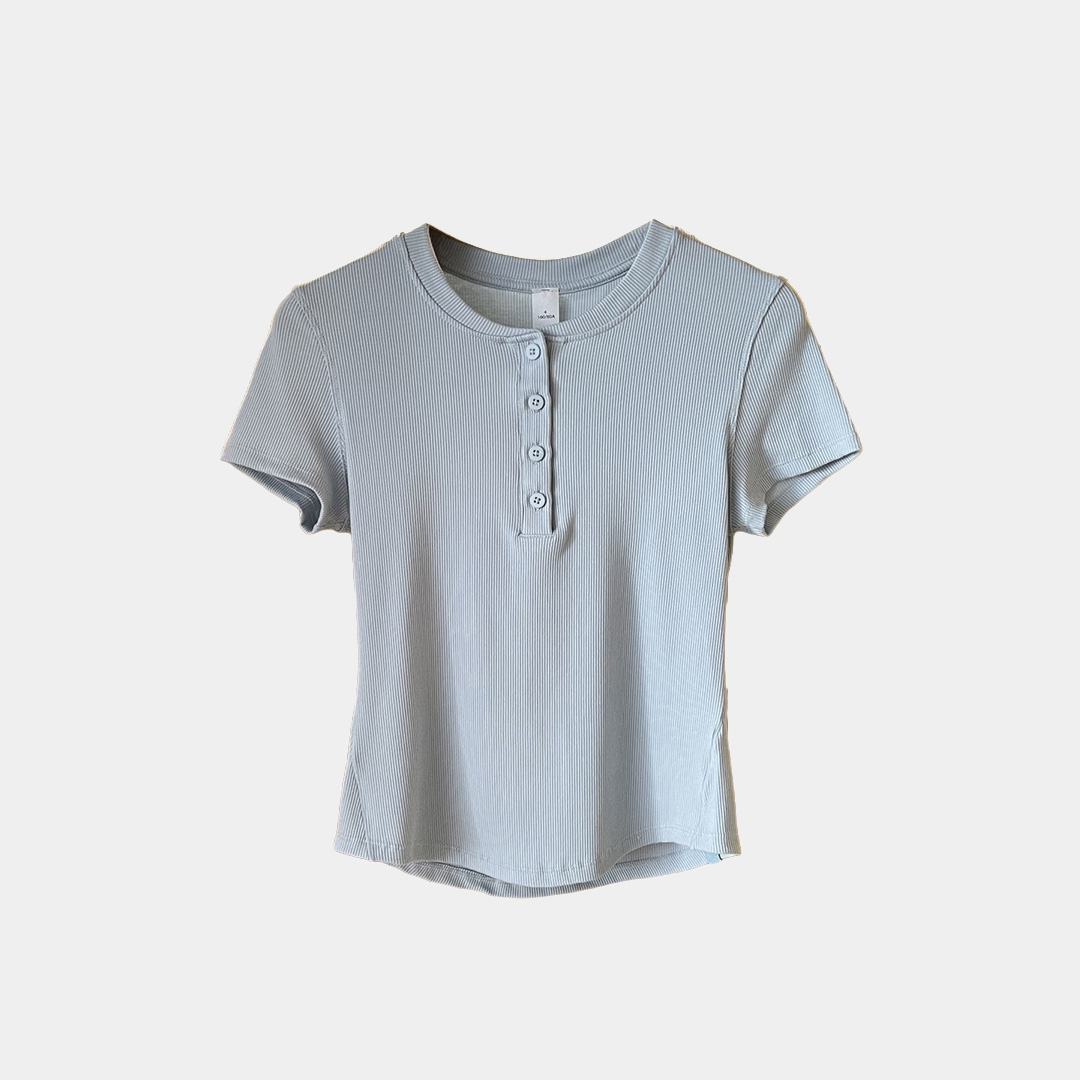 [Lululemon] 룰루레몬 홀드 타이트 숏슬리브 헨리