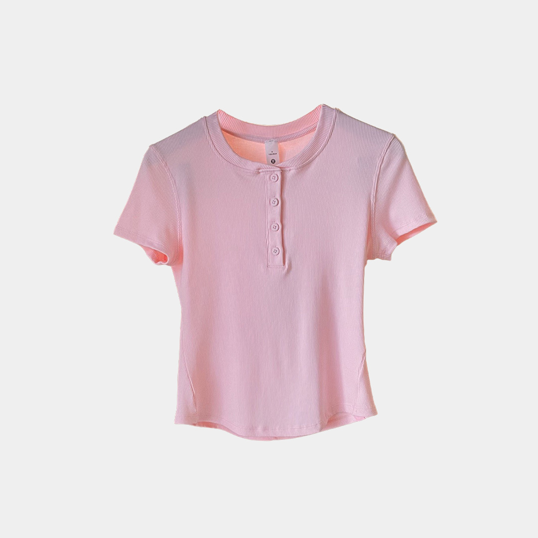 [Lululemon] 룰루레몬 홀드 타이트 숏슬리브 헨리