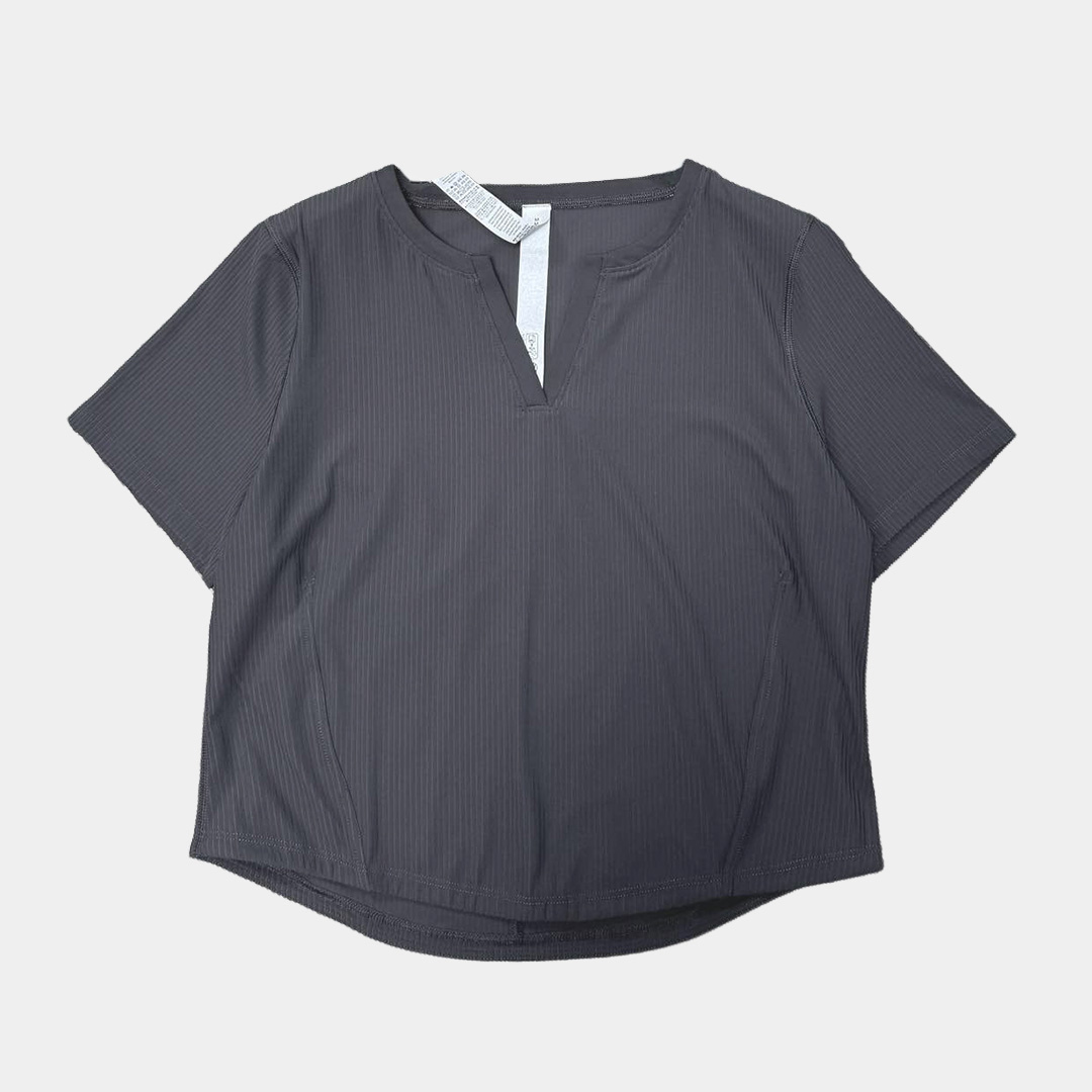 [Lululemon] 룰루레몬 립드 쇼츠 슬리브 셔츠