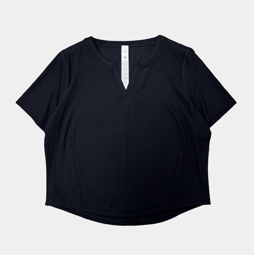 [Lululemon] 룰루레몬 립드 쇼츠 슬리브 셔츠