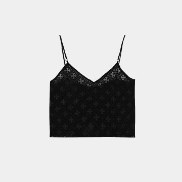 [Chrome Hearts] 크롬하츠 벨벳 토널 모노그램 탱크탑 / 재입고예정