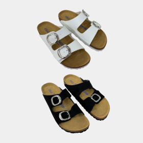 [Birkenstock x Chrome Hearts] 버켄스탁 x 크롬하츠 로듐 건슬링어 아리조나 샌들