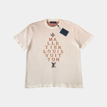 [Louis Vuitton] 루이비통 쇼트 슬리브드 시그니처 크루넥 티셔츠