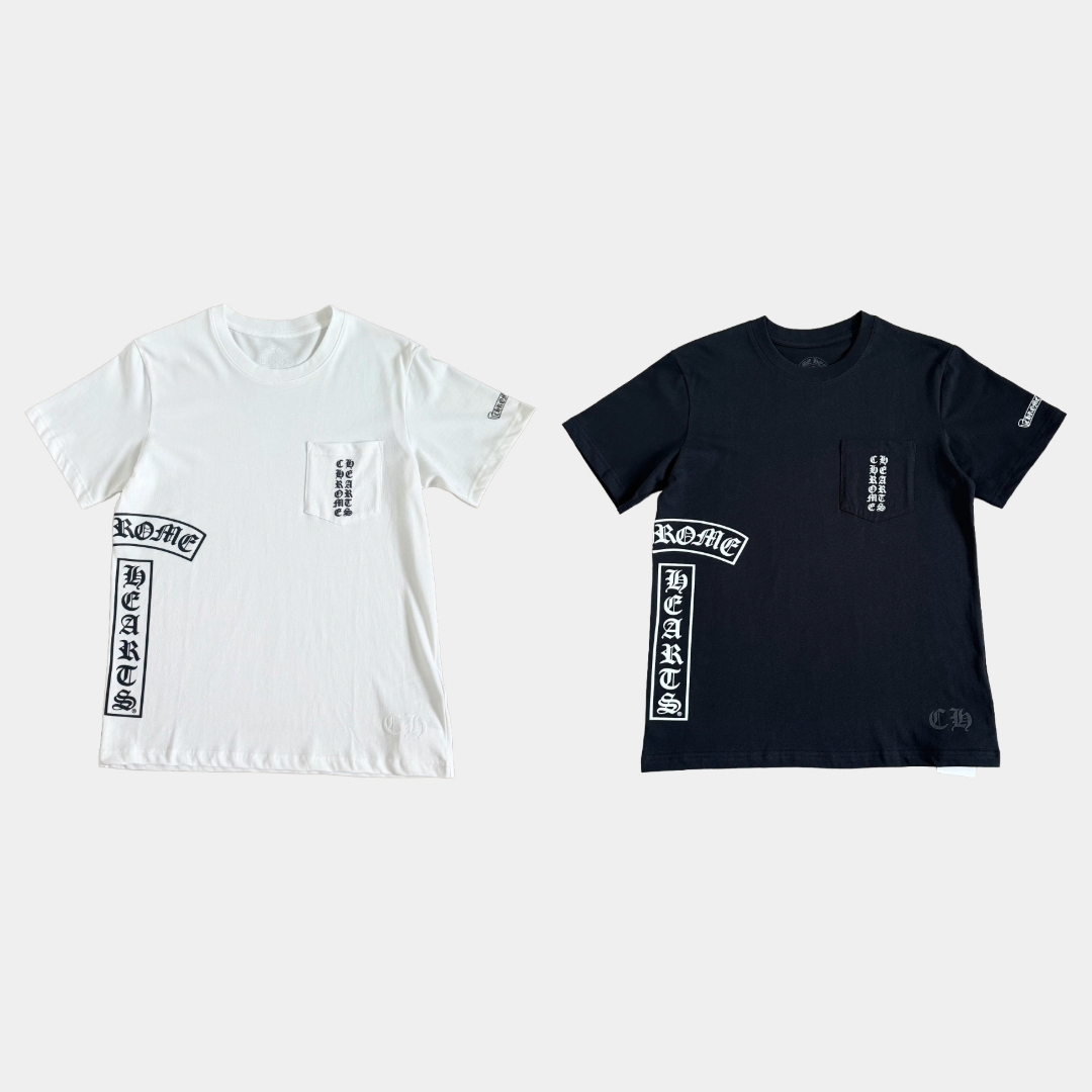 [Chrome Hearts] 크롬하츠 사이드 티바 스크립트 로고 티셔츠