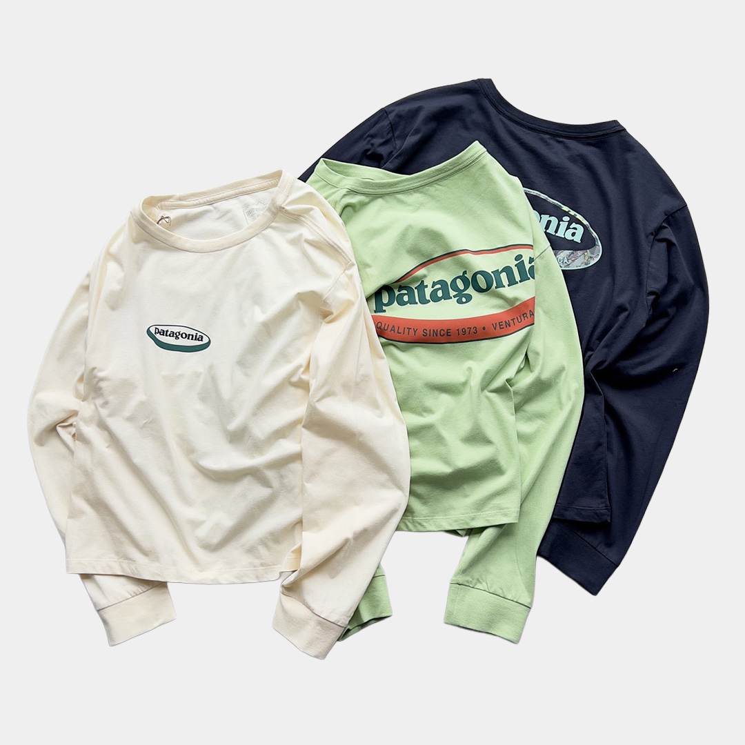 [Patagonia] 파타고니아 롱슬리브 95 오발 로고 이지컷 티셔츠