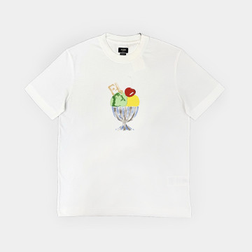 [Fendi] 펜디 아이스크림 프린트 화이트 코튼 티셔츠