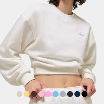 [Alo] 알로 어콜레이드 크루넥 풀오버 - 크롭 / 10 colors