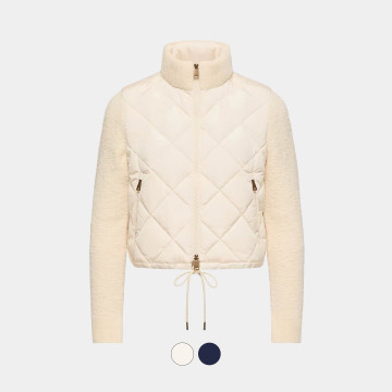 [Moncler] 몽클레르 다운 패널 코튼 블렌드 카디건