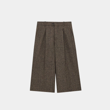 [Saint Laurent]생로랑 헤링본 울 소재 퀼로트